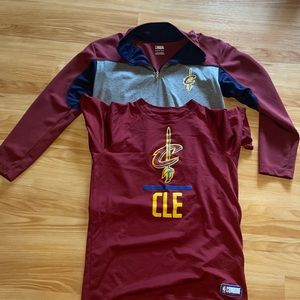 Cleveland Cavs dri fit tops.
